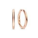 Classic Rosé Oversized Hoops 25mm