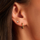 Classic Small Hoops Vermeil 14mm