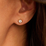 Classic Zirconia Earstuds 4mm
