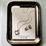 Zirconia Heart Earrings