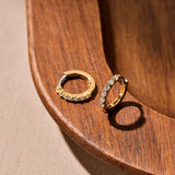 Tennis Small Hoops 14mm