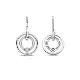 Zirconia Circle Earrings