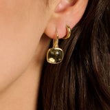Green Cushion Hoops