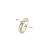 Layered Zirkonia Ring