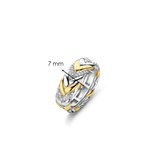 Vintage Zirconia Chain Ring