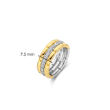 Vintage Zirconia Chain Ring