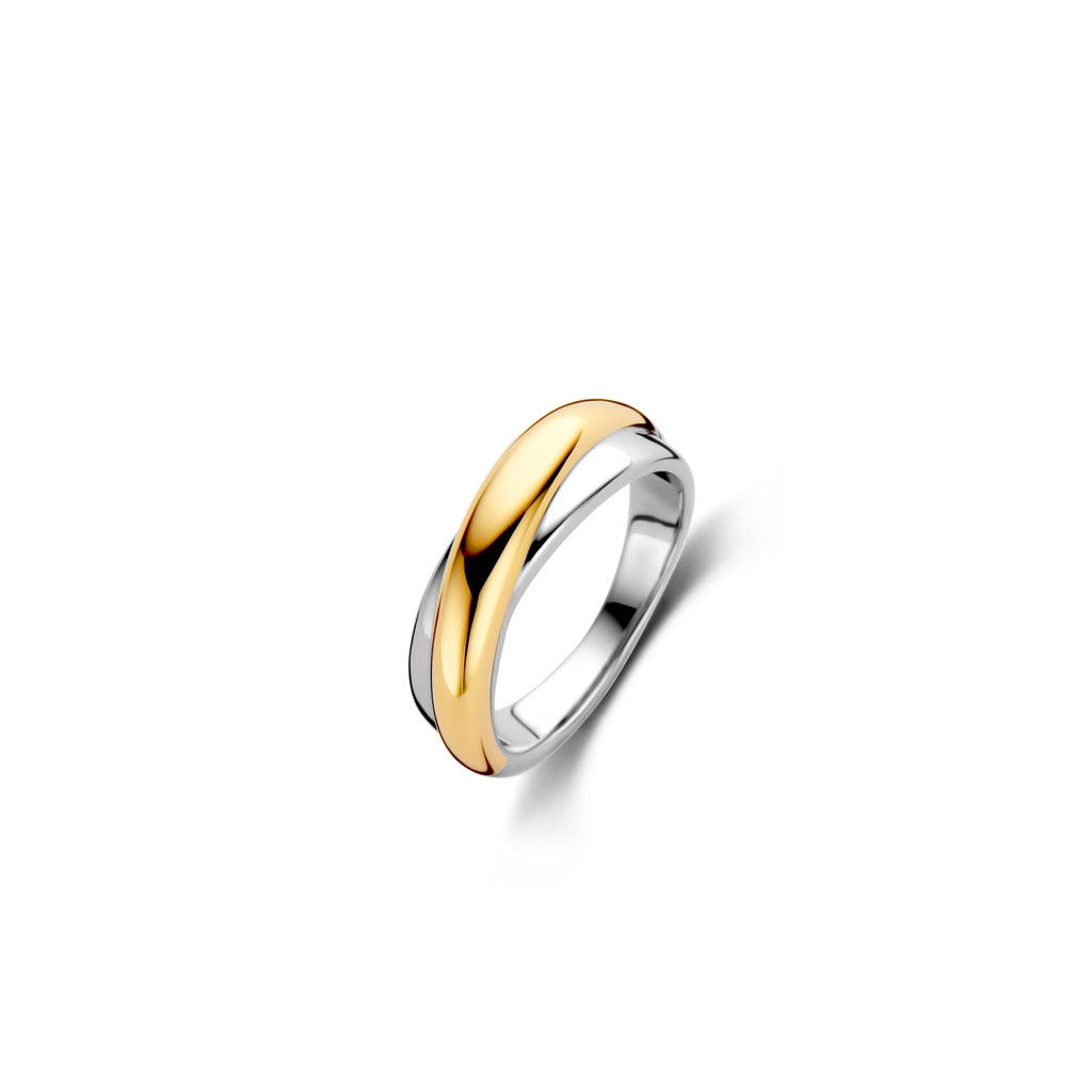 Bicolor Crossover Ring - S model – TI SENTO