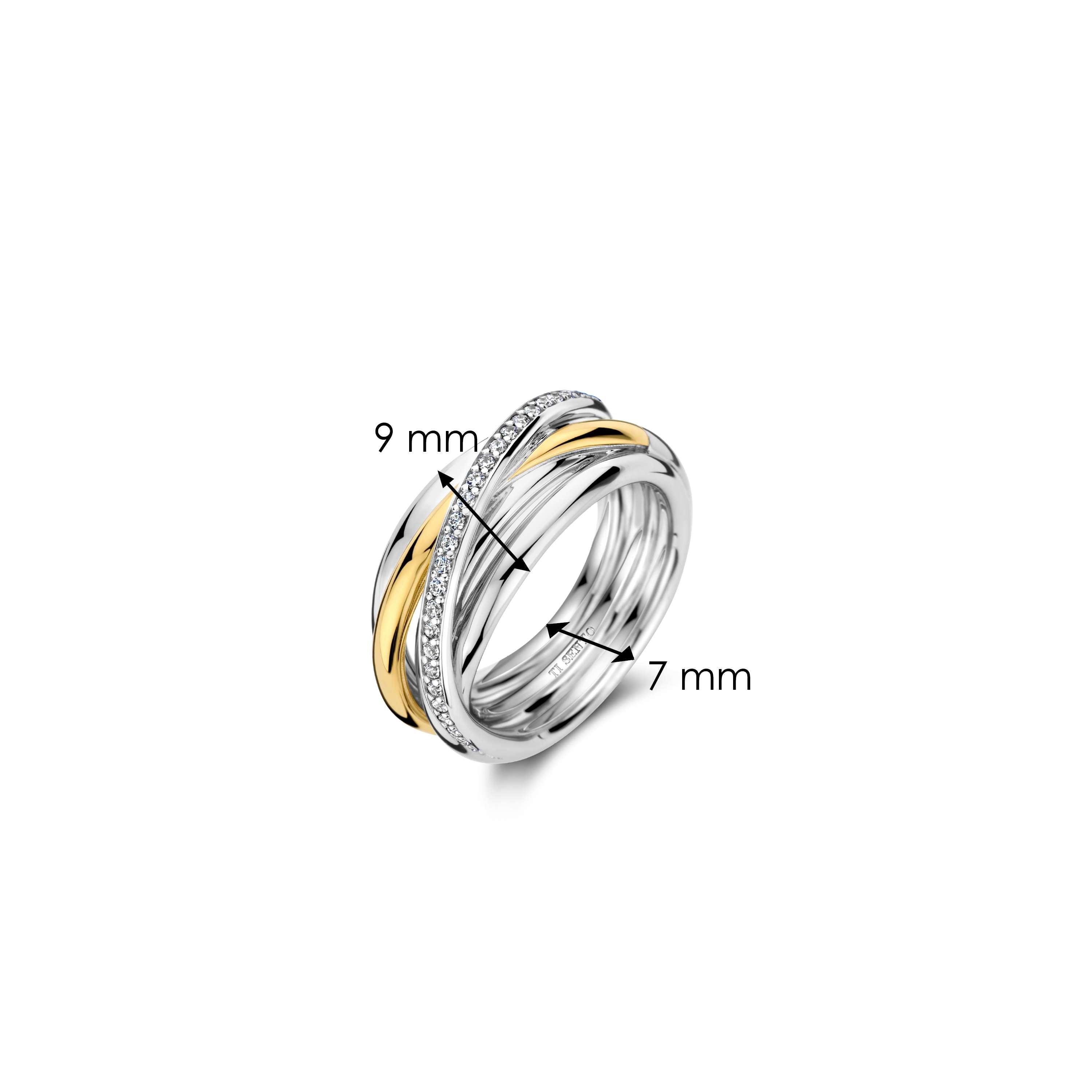 Zirconia Crossover Ring - M model – TI SENTO