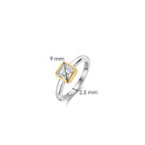 Classic Square Zirconia Ring