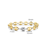 Coffee Bean Chain Bracelet