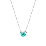 Coffee Bean Turqoise Necklace