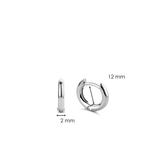 Classic Huggies Silver 12mm