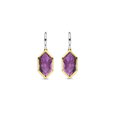 Purple Gem Earrings