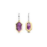Purple Gem Earrings