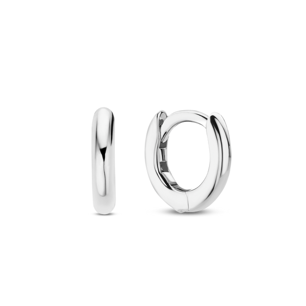 Classic Mini Huggies Silver 10mm – TI SENTO